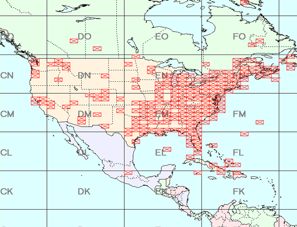 NA grid map